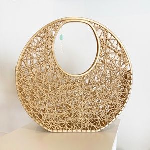 Rare Melissa Campana Gold Circle Tote